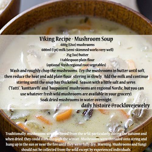 Mushroom Soup from the Vikings